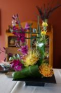 beautiful flower arrangement "Ikebana"
